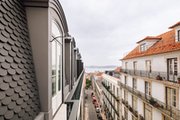 Vista sobre os bairros históricos do Chiado e Bairro Alto