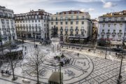 Vista privilegiada sobre praça histórica